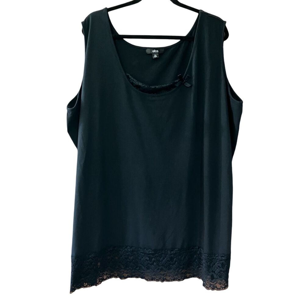 Ellos lace detail sleeveless top